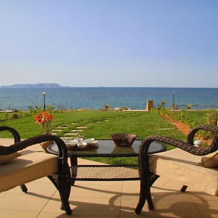 Sea View Beachfront Villa Maria Gouves Dış mekan fotoğraf