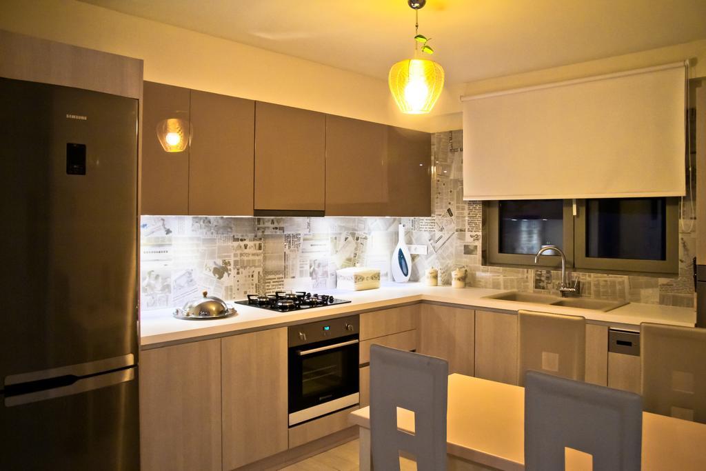 Sea View Beachfront Villa Maria Gouves Dış mekan fotoğraf