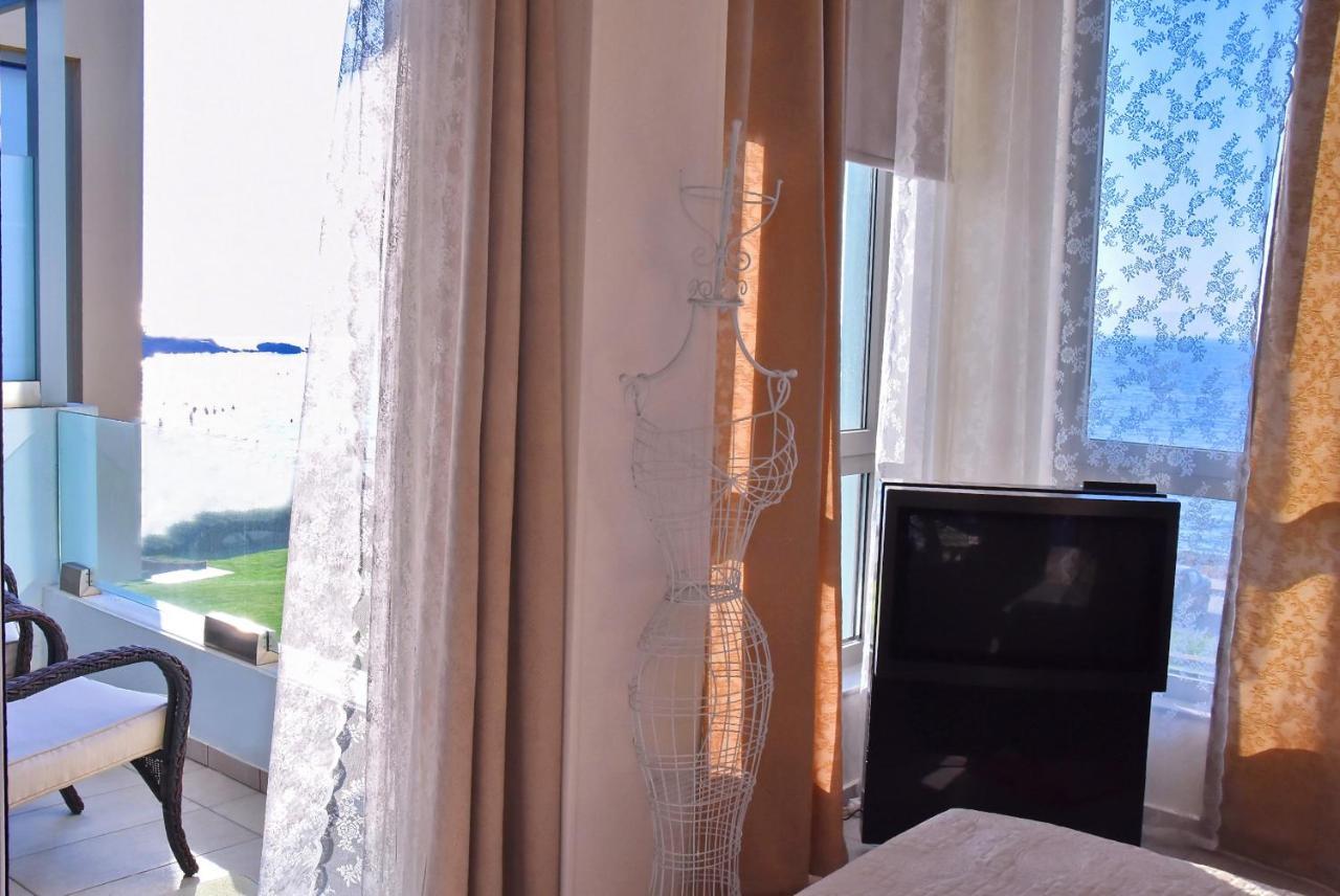 Sea View Beachfront Villa Maria Gouves Dış mekan fotoğraf