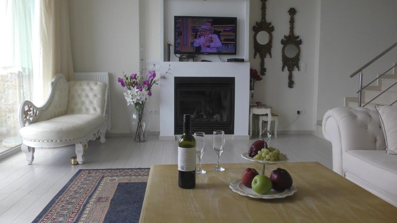 Sea View Beachfront Villa Maria Gouves Dış mekan fotoğraf